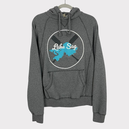 Blue 84 Grey Lake Sag Hoodie Sweatshirt