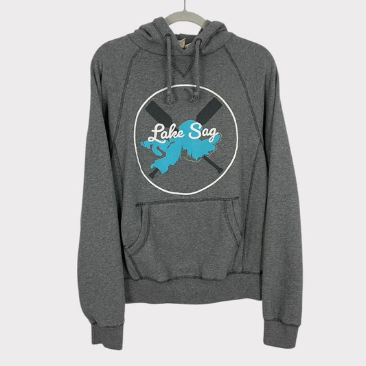 Blue 84 Grey Lake Sag Hoodie Sweatshirt