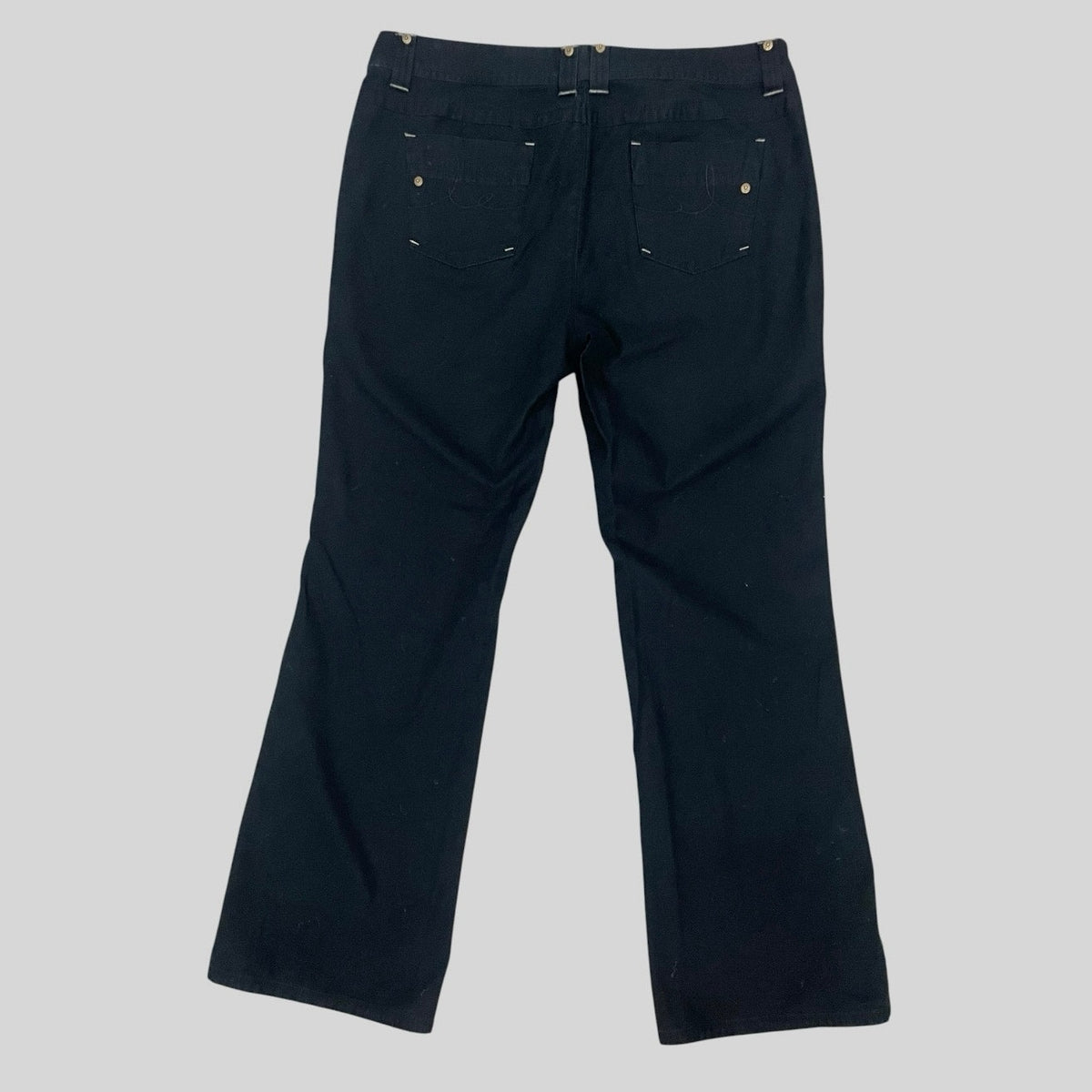 I.E. Relaxed Black Flare Jeans