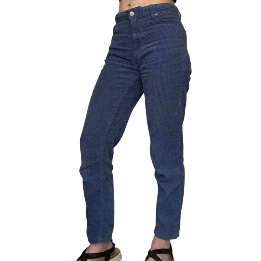 BDG Blue Corduroy Mom High-Rise Pants