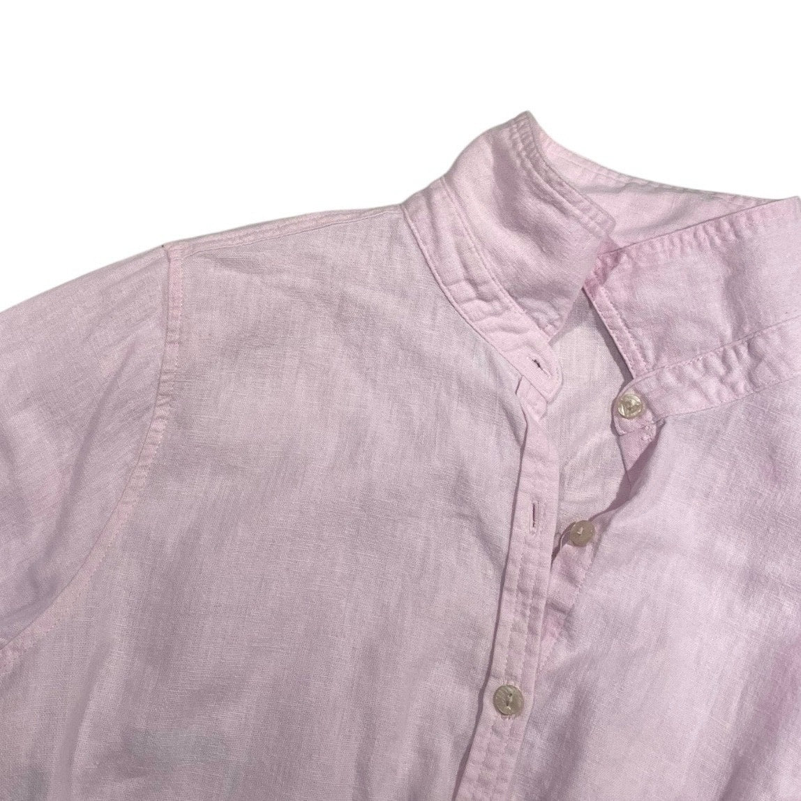 Orvis Light Pink Button Down Long Sleeve Collared Top