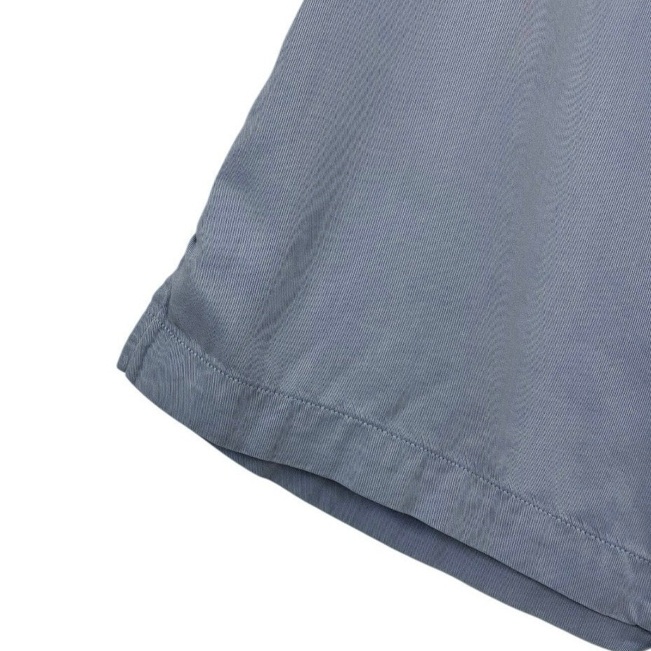 Cremieux Classics Mens Blue Short Sleeve Button Down Shirt