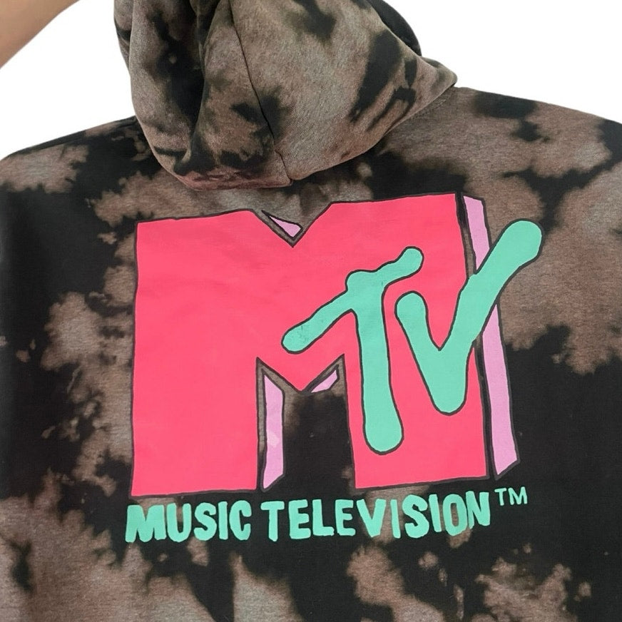 Divided MTV Tie Dye Hoodie Sweatshirt