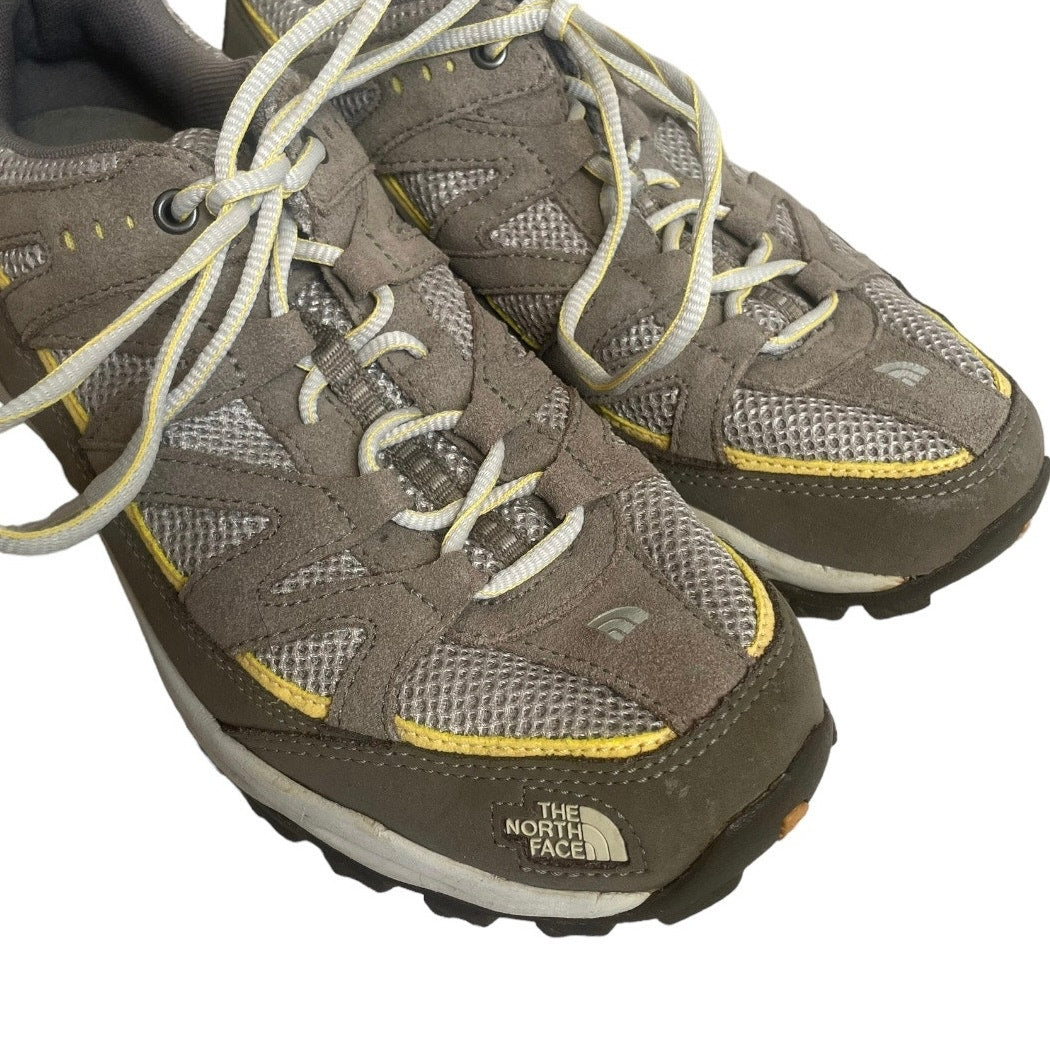 The North Face Beige and Yellow Athletic Sneakers