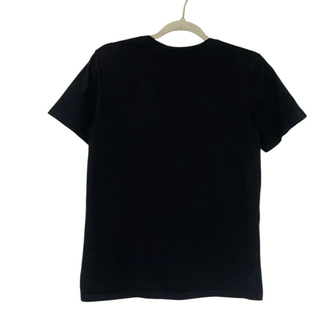 Yummie Black & White Not Today Lazy Cat Graphic Short Sleeve Tee