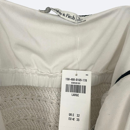 NWT Abercrombie & Fitch White & Black Contrast Knit Tank Top