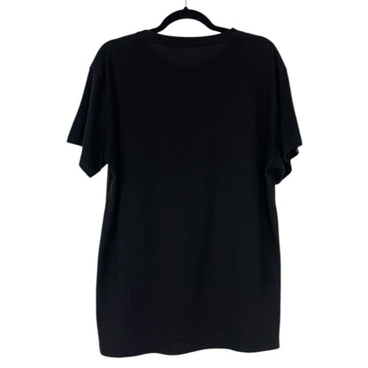 The Young & Wild! Mens Black Savage Rose Graphic Short Sleeve Tee