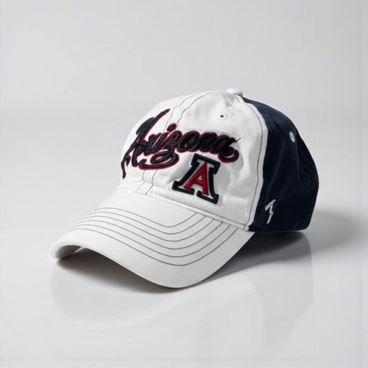 Zephyr Hats Mens University of Arizona Navy Blue & White Cap