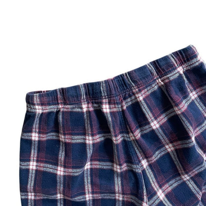 Nordstrom Mens Blue & Red Plaid Cotton Pajama Pants