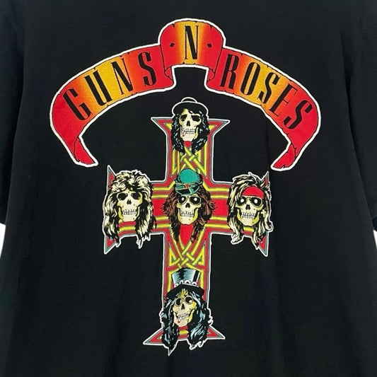 Guns N' Roses 2021 Tour Black Short Sleeve Graphic Tee