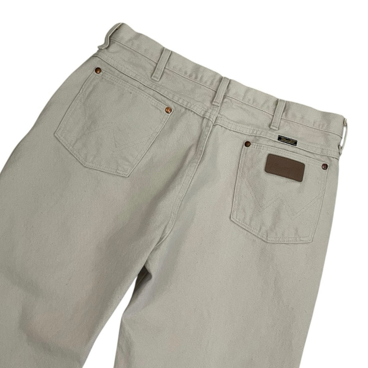 Wrangler Mens Beige Cotton Pants