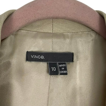 Vince Cream One Button Down Blazer