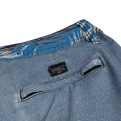 O'Neill Mens Blue Tropical Swim Trunks