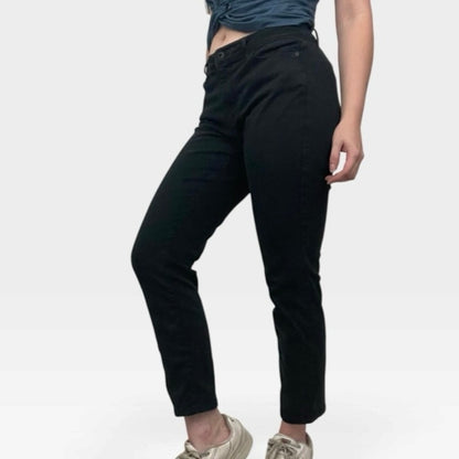 J. Jill Denim Black Authentic Fit Slim Ankle Jeans