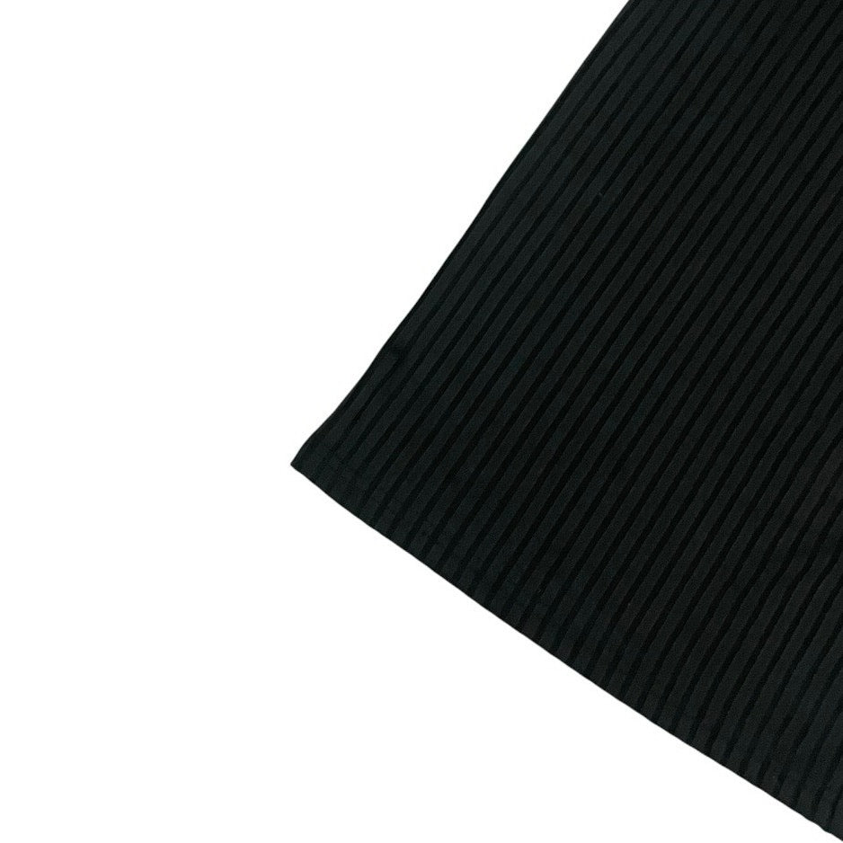 Black Pleated Wide Leg High Rise Palazzo Pants
