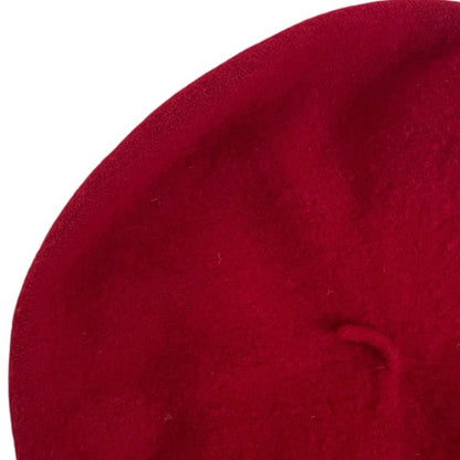 Aris Vintage Pure Wool Red Beret