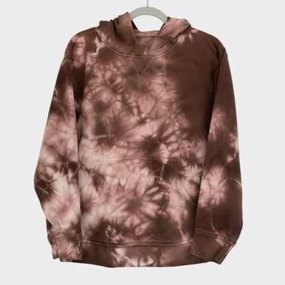 Lululemon Athletica Beige & Pink Tie Dye Hoodie Sweatshirt