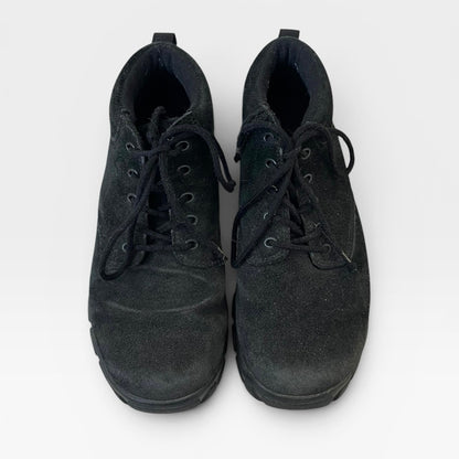 Lands' End Black Suede Hiking Boots
