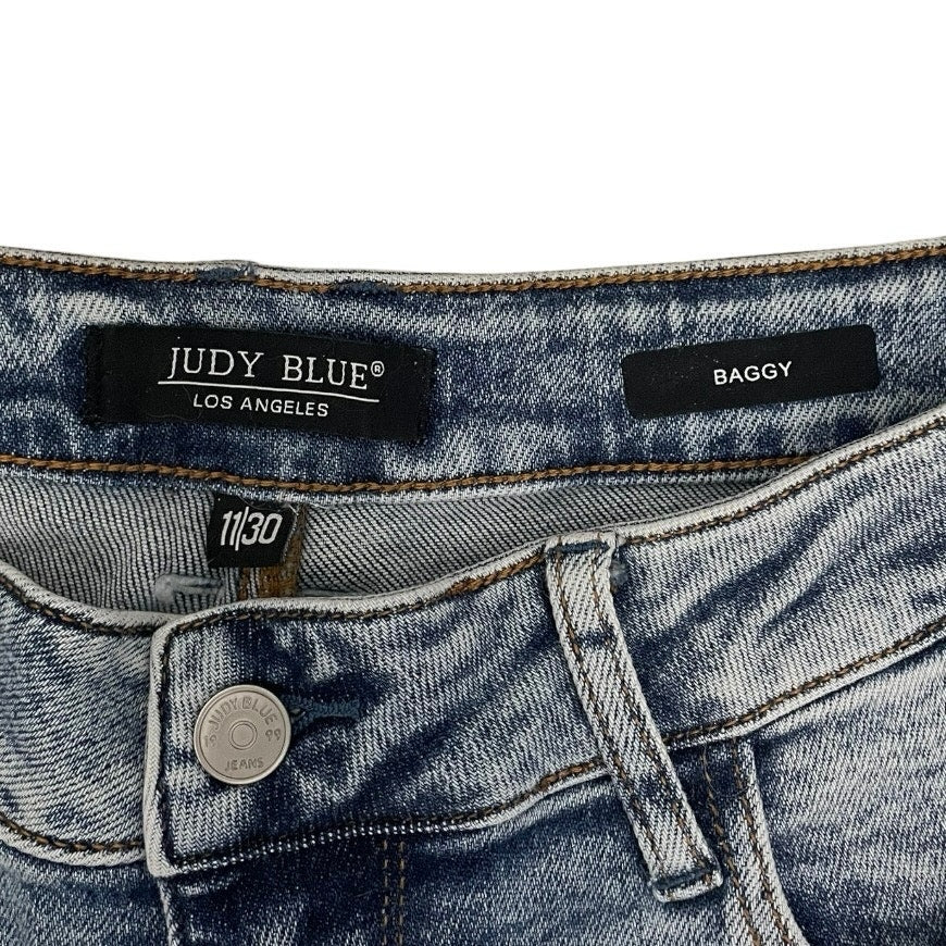 Judy Blue High Rise Wide Leg Baggy Jeans
