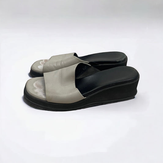 Vibram Leather Open Toe Sandals