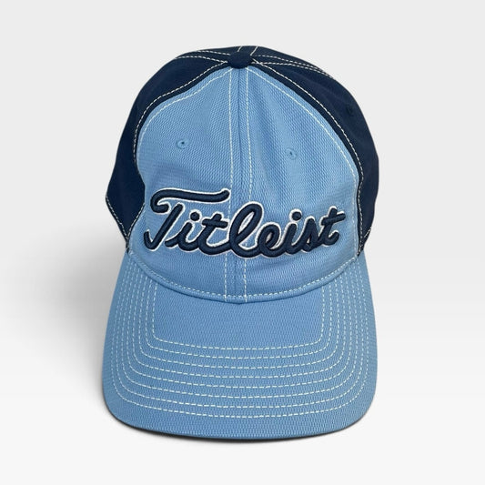 Titleist Blue Color Block Strapback Golf Hat
