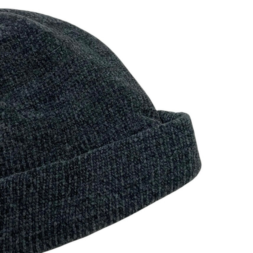 Grey Knit Beanie Hat