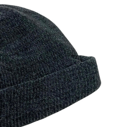 Grey Knit Beanie Hat