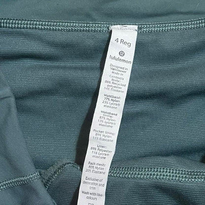Lululemon Athletica Forest Green Active Mini Shorts