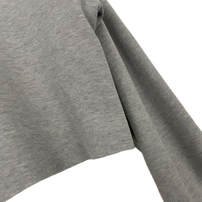Ralph Lauren Grey Cropped Long Sleeve Top