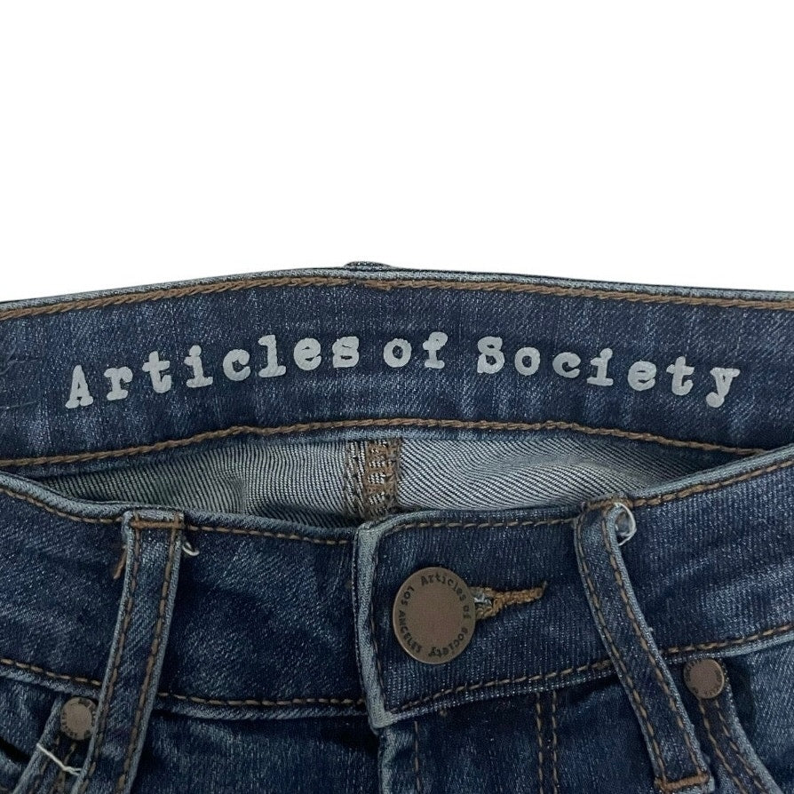 Articles of Society Dark Wash High Rise Skinny Jeans