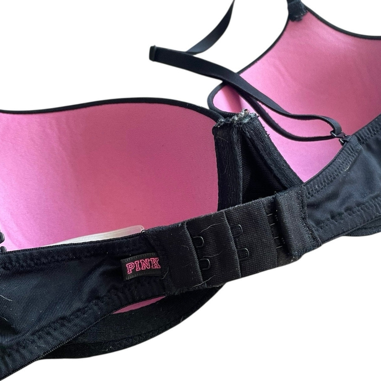 PINK Victoria's Secret Black Wear Everywhere Lightly Lined Bra