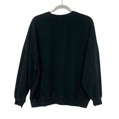 Playboy by PacSun Black & White Graphic Crewneck Sweatshirt