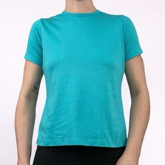 L.L. Bean Soft Blue Short Sleeve Top