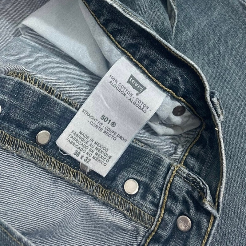 Levi’s Mens 501 Straight Fit Jeans