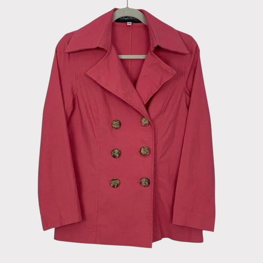 Cheryl Nash Vintage Pink Button Down Jacket