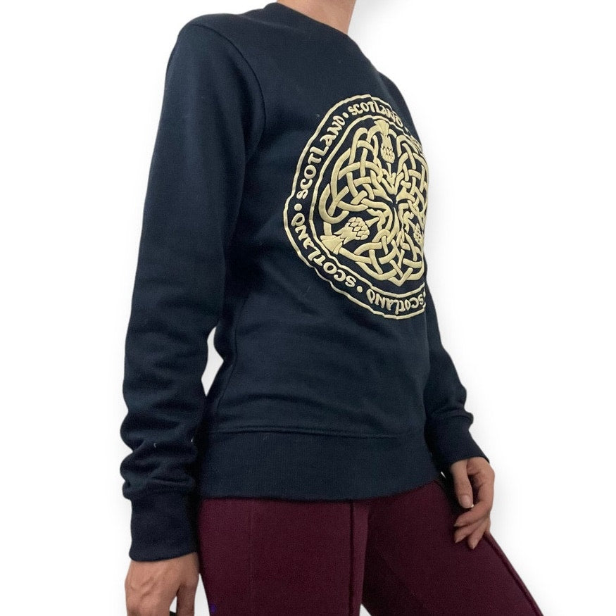 Scotland Collections Edinburgh Navy Blue Graphic Sweatshirt