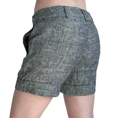 Darjoni Grey Mini Shorts