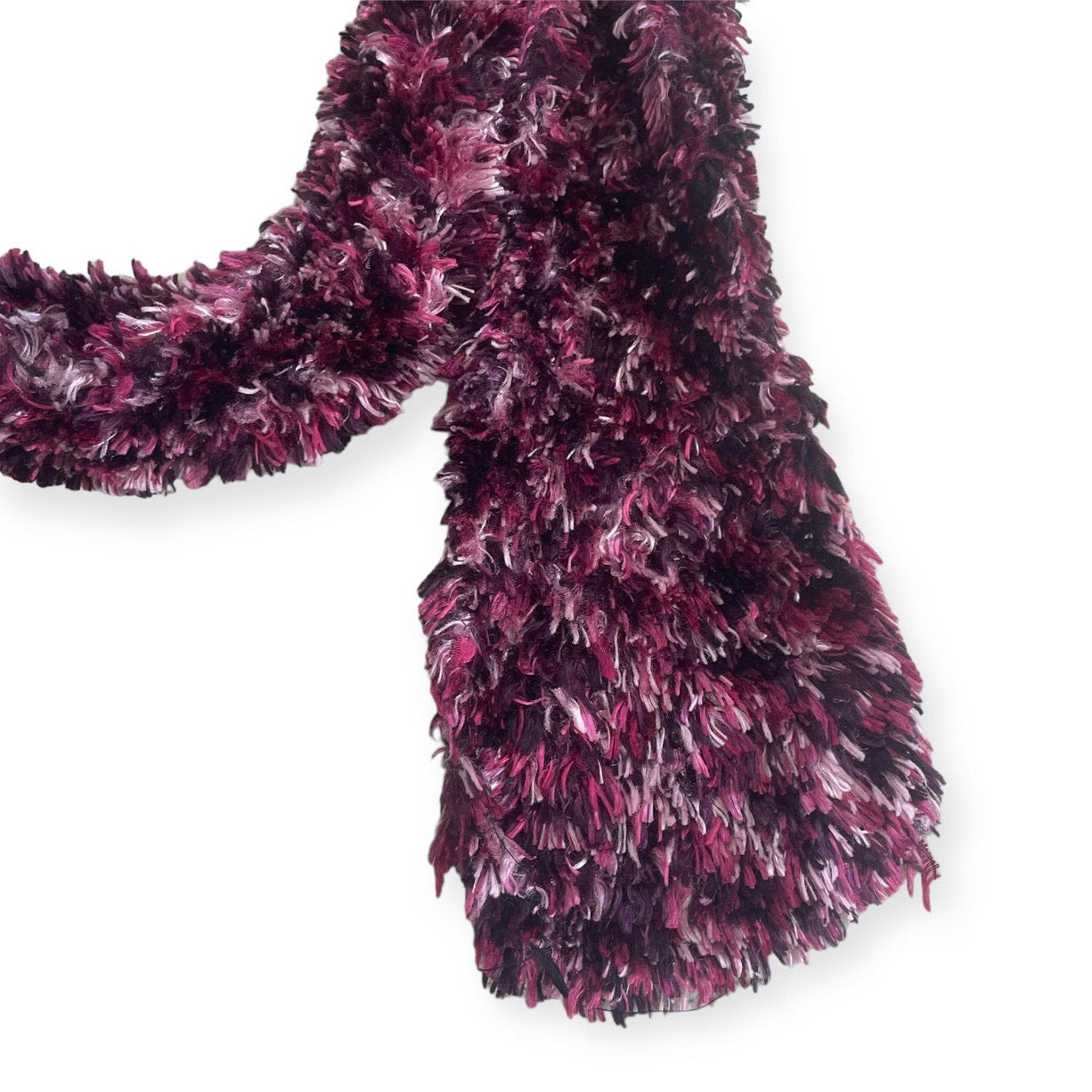 Merona Fluffy Soft Purple Knit Scarf