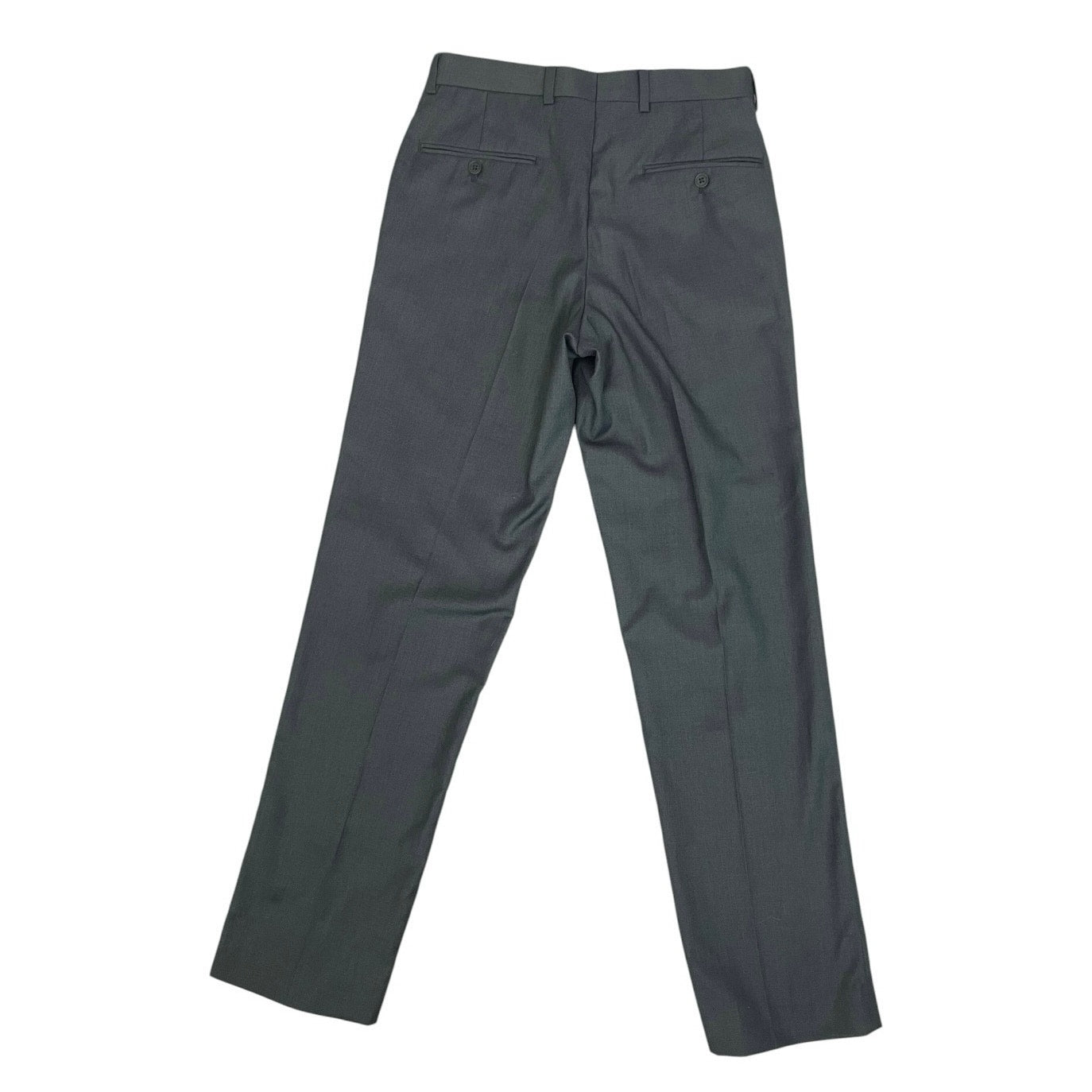 Pronto Uomo Mens Grey Flat Front Dress Pants