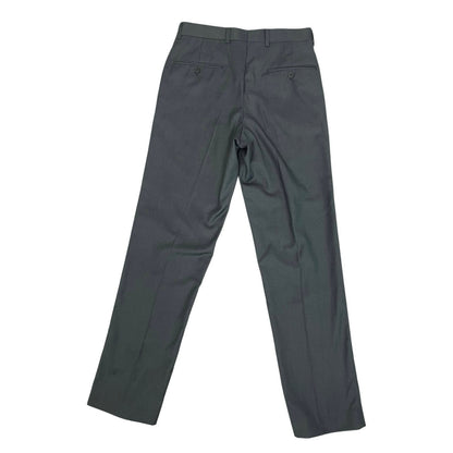 Pronto Uomo Mens Grey Flat Front Dress Pants