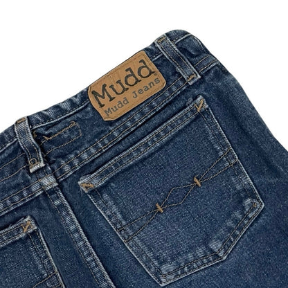 Mudd Vintage Juniors Dark Wash Low Rise Flare Jeans