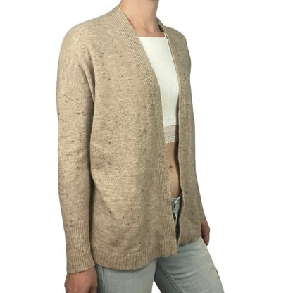 Old Navy Oatmeal Beige Cocoon Shortie Cardigan Sweater