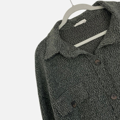 First Love Green Button Down Knit Top