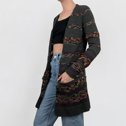 Knox Rose Knit Long Cardigan Sweater