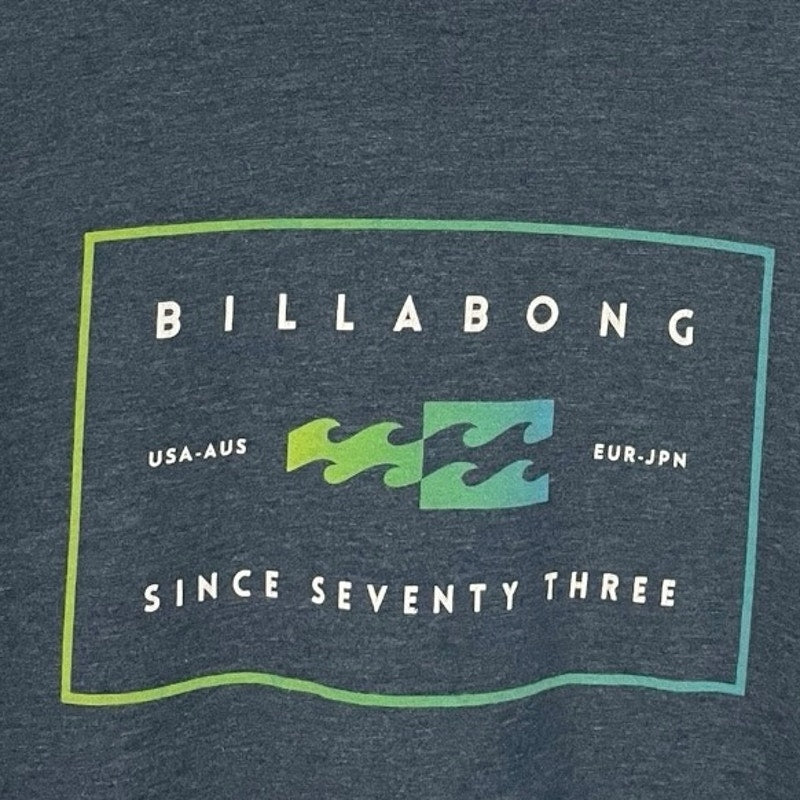 Billabong Mens Grand Grey Since Seventy Three Graphic Tee