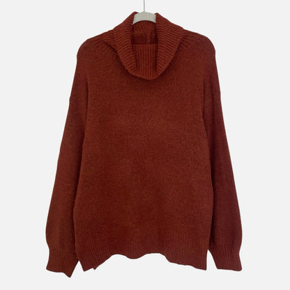 Staccato Burnt Orange Knit Turtleneck Sweater