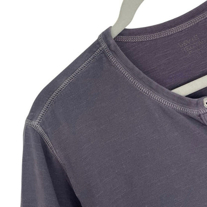 Levi's Red Tab Heritage Mens Purple Short Sleeve Henley Top
