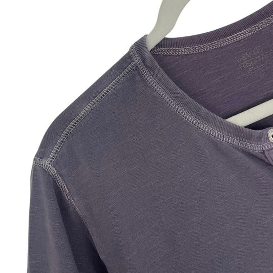 Levi's Red Tab Heritage Mens Purple Short Sleeve Henley Top