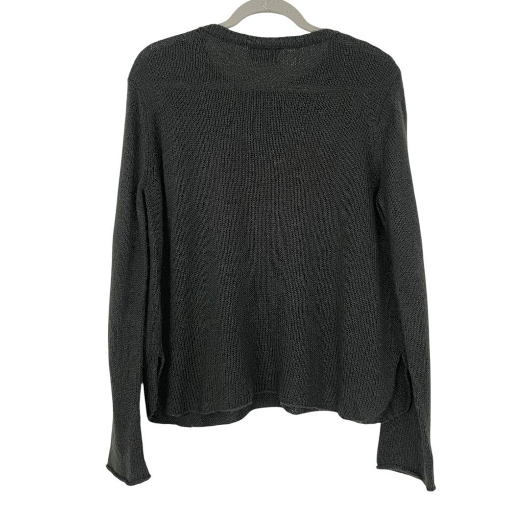 Wooden Ships Grey & Red Love Heart Knit Sweater