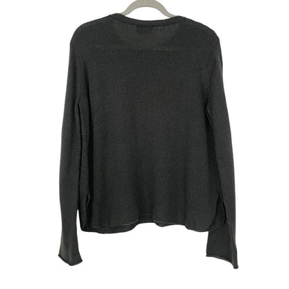 Wooden Ships Grey & Red Love Heart Knit Sweater